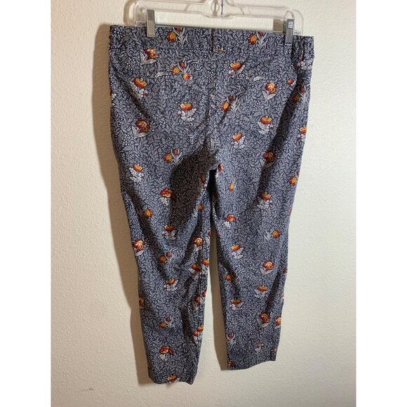Old Navy Pixie Mid Rise Printed Capri Denim Jeans Womens Size 12 Regular AC10 - Picture 2 of 5